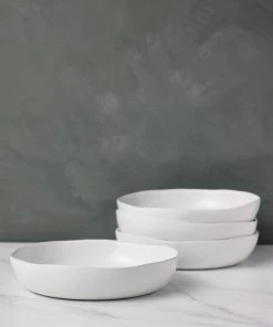 Lulu And Georgia Hawkins New York Organic Low Bowl, (Set Of 4) 9 Lulu And Georgia Hawkins New York Organic Low Bowl, (Set Of 4)