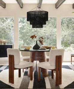 Lulu And Georgia Chavette Chandelier, Black