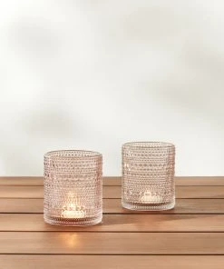 Lulu And Georgia Kerri Indoor / Outdoor Candleholder (Set Of 2)