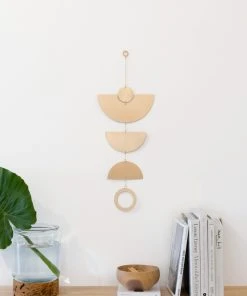 Lulu And Georgia Walls Circle & Line Frond Wall Hanging