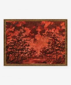 Lulu And Georgia 'RED Xxv' Print By Laurel-Dawn Latshaw