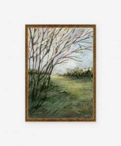 Lulu And Georgia Mossy Greens 'The Quiet' Print By Laurel-Dawn Latshaw