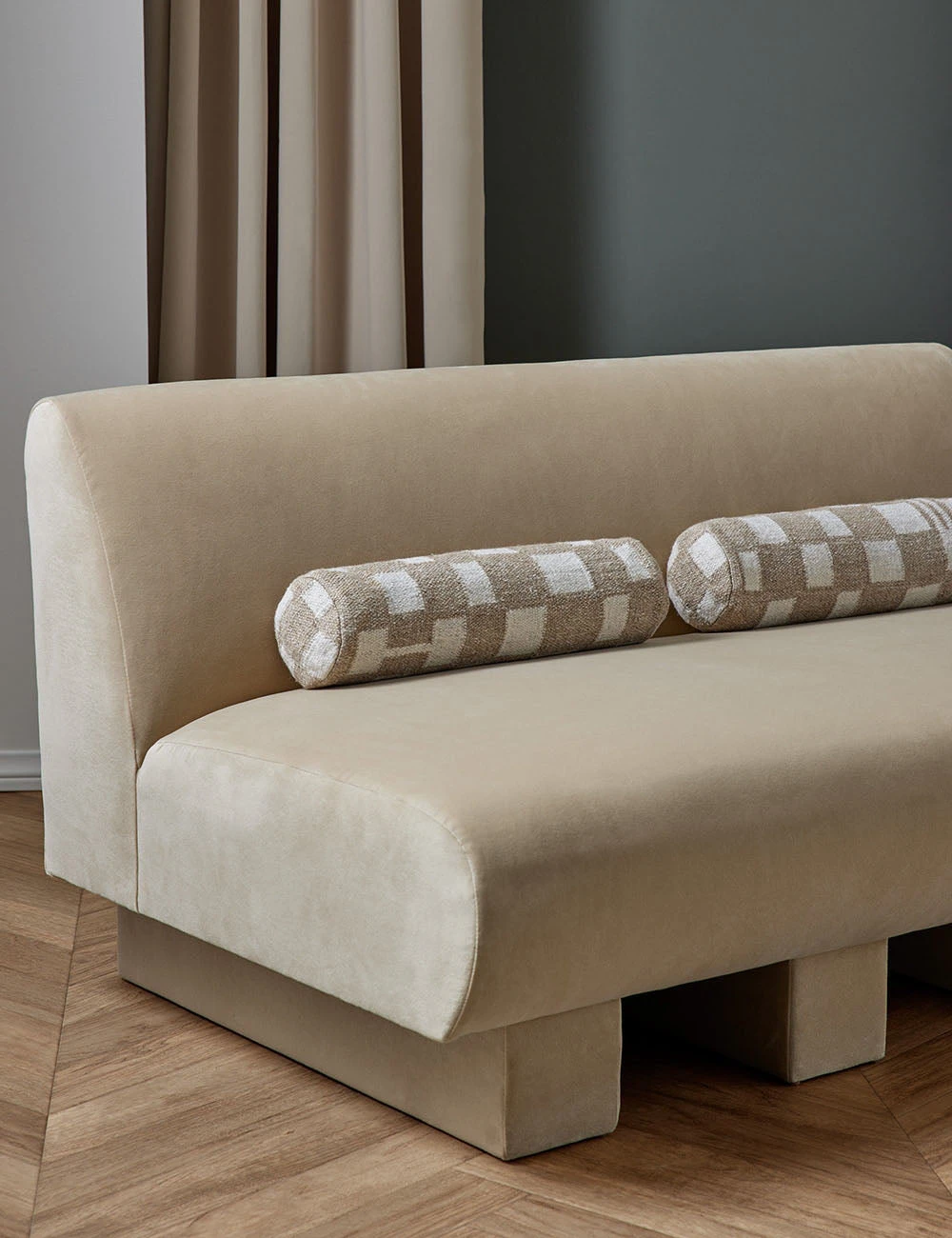 LenaSectionalSofa-39-SITECROP_999db40c-701e-487d-bb7e-3d05f08eabb3.jpg Lulu And Georgia Irregular Checkerboard Bolster Pillow By Sarah Sherman Samuel Sarah Sherman Samuel Collection