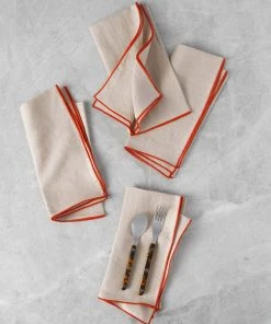Lulu And Georgia New MADRE Linen Napkins (Set Of 4)
