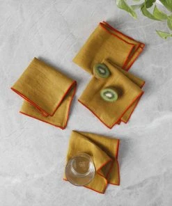 Lulu And Georgia New MADRE Linen Napkins (Set Of 4)