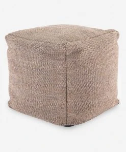 Lulu And Georgia Bradley Indoor / Outdoor Pouf Pillows + Throws