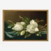 Lulu And Georgia 'Magnolias On Light Blue Velvet Cloth' Print By Martin Johnson Heade Walls 2 Lulu And Georgia 'Magnolias On Light Blue Velvet Cloth' Print By Martin Johnson Heade Walls