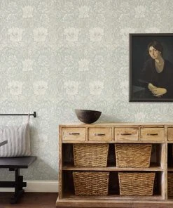 Lulu And Georgia Morris & Co. Pure Honeysuckle & Tulip Wallpaper Walls