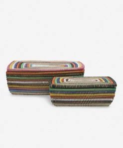 Lulu And Georgia Olie Lidded Baskets (Set Of 2) By Expedition Subsahara Décor