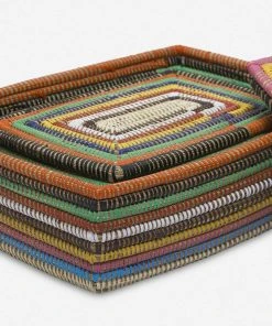 Lulu And Georgia Olie Lidded Baskets (Set Of 2) By Expedition Subsahara Décor