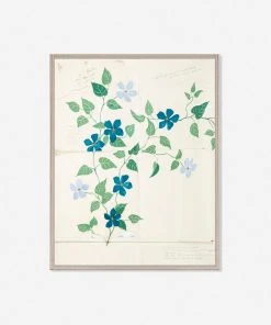 Lulu And Georgia Walls 'Portes Des Fleurs 1' Print By Paule Marrot
