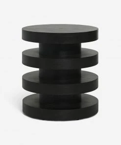 Lulu And Georgia Pentwater Round Side Table By Sarah Sherman Samuel, Black 14 Lulu And Georgia Pentwater Round Side Table By Sarah Sherman Samuel, Black