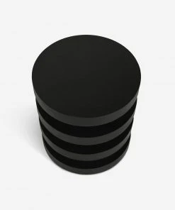 Lulu And Georgia Pentwater Round Side Table By Sarah Sherman Samuel, Black 16 Lulu And Georgia Pentwater Round Side Table By Sarah Sherman Samuel, Black