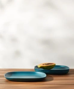 Lulu And Georgia Pia Bamboo Dinner Plate (Set Of 4) Outdoor Collection