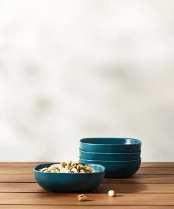 Lulu And Georgia Outdoor Collection Pia Bamboo Salad Bowl (Set Of 4)