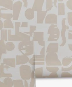 Lulu And Georgia Organic Shapes Wallpaper By Sarah Sherman Samuel