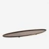 Lulu And Georgia Walnut Wood Elongated Oval Footed Plate By Namu Home Goods New