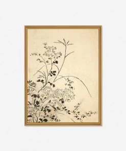Lulu And Georgia 'Autumn Flowers And Grasses' Print By Miyazaki Yūzen Walls