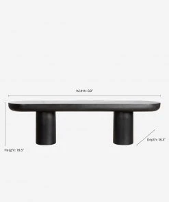 Lulu And Georgia Furniture Peagan Indoor / Outdoor Bench 6 Lulu And Georgia Furniture Peagan Indoor / Outdoor Bench