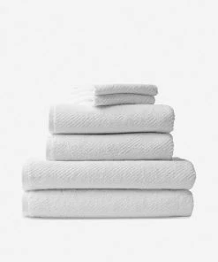 Lulu And Georgia Earth Tones Coyuchi Air Weight Towel Set