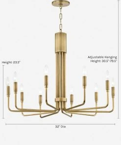 Lulu And Georgia Alexane Chandelier 4 Lulu And Georgia Alexane Chandelier