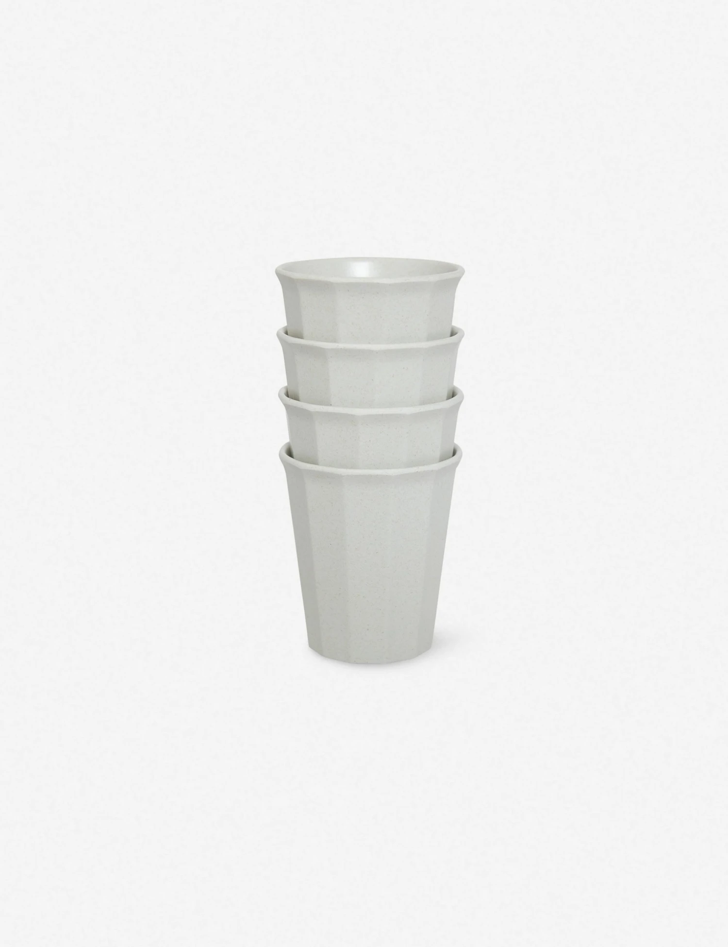 alfresco_bamboo_tumbler_beige_0097.jpg Lulu And Georgia Alfresco Bamboo Tumbler (Set Of 4) Kitchen + Dining