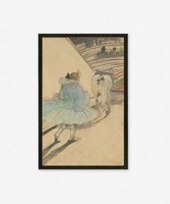 Lulu And Georgia Walls Au Cirque: Entree En Piste Wall Art By Henri De Toulouse-Lautrec