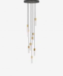 Lulu And Georgia Tala Basalt 9-Light Pendant Light 11 Lulu And Georgia Tala Basalt 9-Light Pendant Light