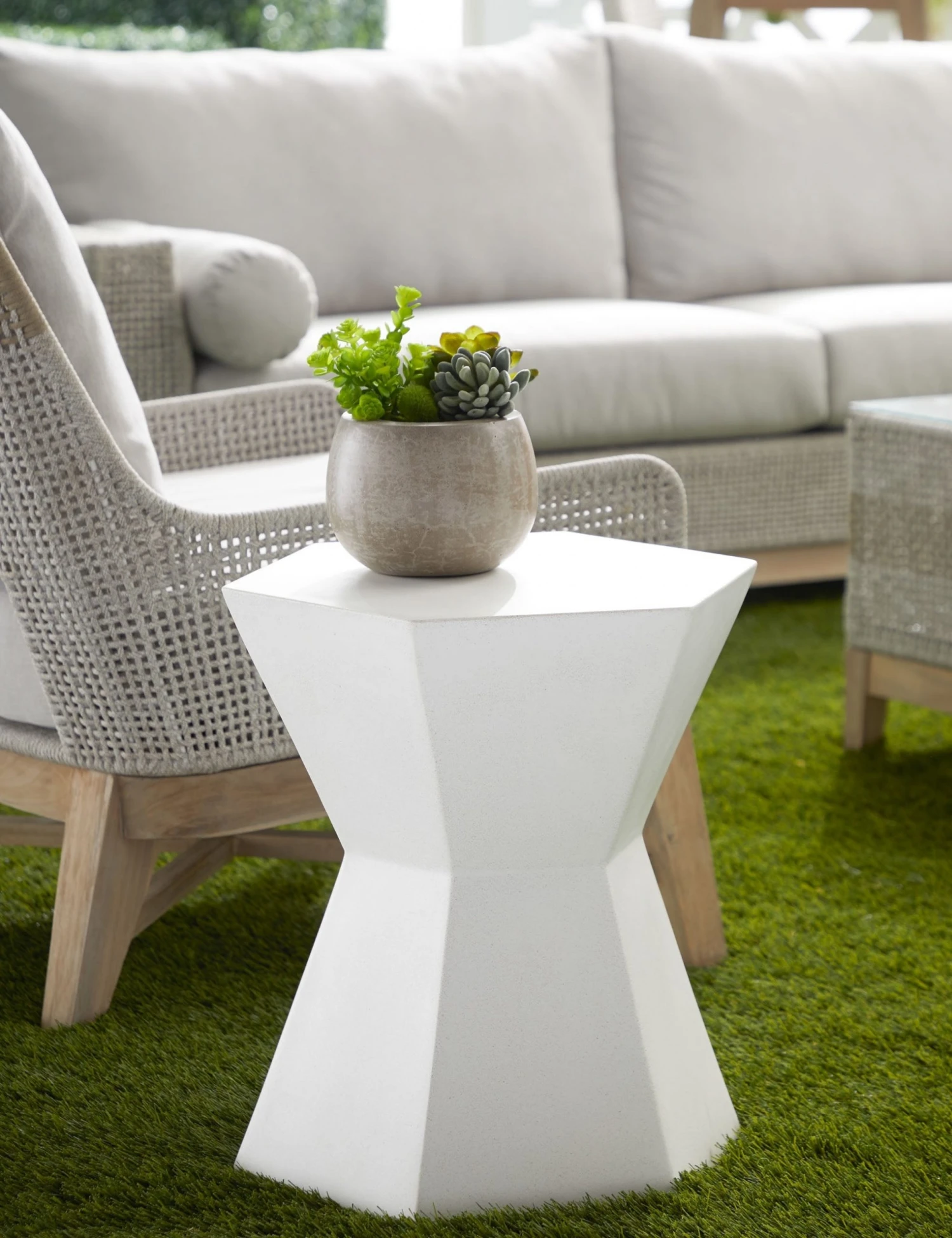 bento_accent_table_-_ivory_3-01_6f7c9884-05ae-4da0-8168-f6a45325f01b.jpg Lulu And Georgia Kai Indoor / Outdoor Side Table Outdoor Collection