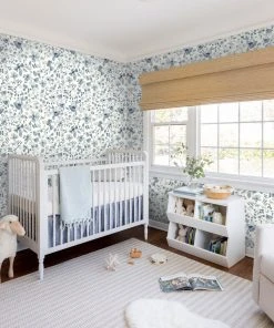 Lulu And Georgia Rylee + Cru Blue Floral Wallpaper 7 Lulu And Georgia Rylee + Cru Blue Floral Wallpaper