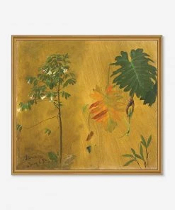 Lulu And Georgia Botanical Study, Jamaica' Print By Frederic Edwin Church