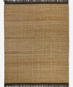 Lulu And Georgia Bryn Jute Rug, Natural And Espresso Malene Barnett Kindred Collection