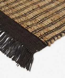 Lulu And Georgia Bryn Jute Rug, Natural And Espresso Malene Barnett Kindred Collection