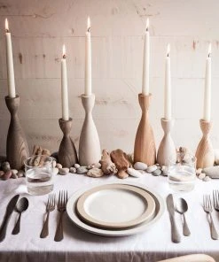 Lulu And Georgia Malene Barnett Kindred Collection Pantry Candlestick (Set Of 6) By Farmhouse Pottery