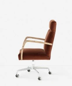 Lulu And Georgia Bouclé + Textural Fabric Camden Office Chair 9 Lulu And Georgia Bouclé + Textural Fabric Camden Office Chair