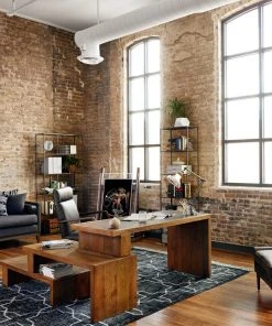 Lulu And Georgia Furniture Camden Leather Office Chair, Ebony