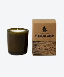 Lulu And Georgia Décor Farmhouse Pottery Vermont Wood Candle