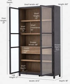 Lulu And Georgia Carly Curio Cabinet Furniture 11 Lulu And Georgia Carly Curio Cabinet Furniture