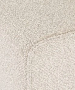 Lulu And Georgia Bouclé + Textural Fabric Lucia Dining Bench