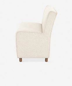 Lulu And Georgia Bouclé + Textural Fabric Lucia Dining Bench