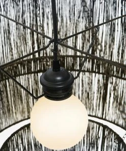 Lulu And Georgia Chavette Chandelier, Black 7 Lulu And Georgia Chavette Chandelier, Black