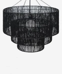 Lulu And Georgia Chavette Chandelier, Black 4 Lulu And Georgia Chavette Chandelier, Black