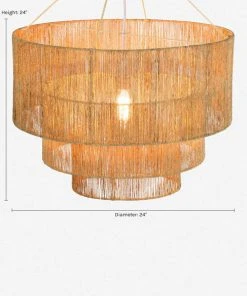 Lulu And Georgia Chavette Chandelier, Natural Outdoor Collection 15 Lulu And Georgia Chavette Chandelier, Natural Outdoor Collection