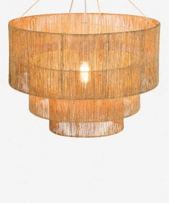 Lulu And Georgia Chavette Chandelier, Natural Outdoor Collection