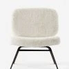 Lulu And Georgia Bouclé + Textural Fabric Amanda Accent Chair