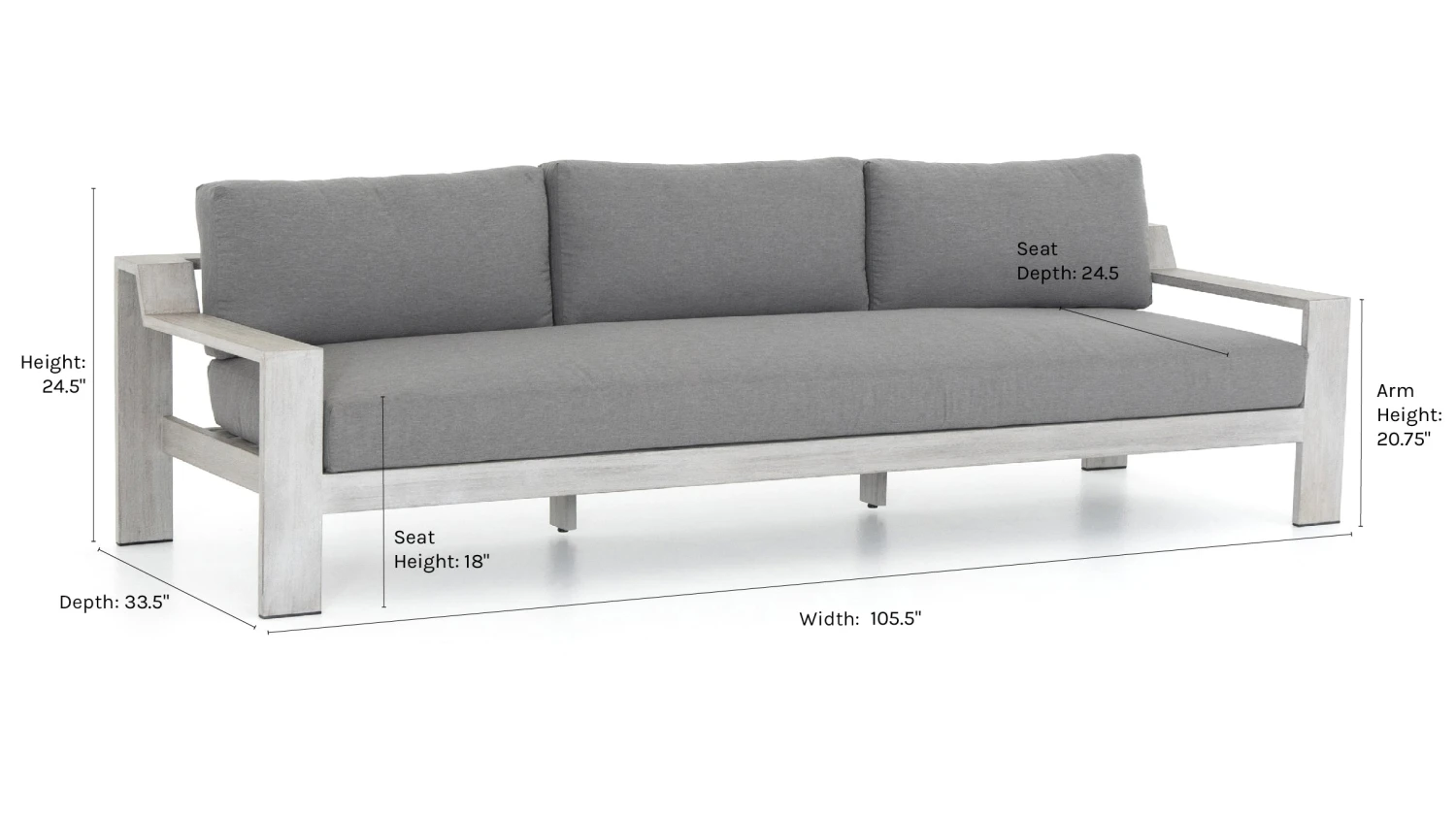 Lulu And Georgia Clarise Indoor / Outdoor Sofa Outdoor Collection 13 Lulu And Georgia Clarise Indoor / Outdoor Sofa Outdoor Collection