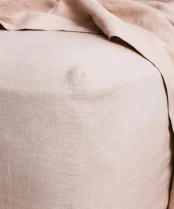 Lulu And Georgia Élan Byrd Collection Cultiver Linen Bedding, Fitted Sheet