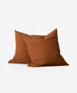 Lulu And Georgia Muted Pastels Cultiver Linen Bedding, Pillowcase (Set Of 2)