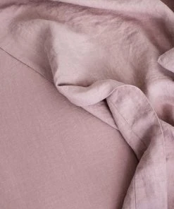 Lulu And Georgia Cultiver Linen Bedding, Flat Sheet Muted Pastels