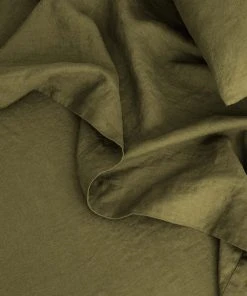 Lulu And Georgia Cultiver Linen Bedding, Flat Sheet Muted Pastels